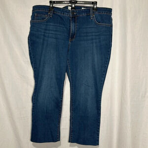 Wonderly mid rise straight jeans size 16w 22 1/4" inseam